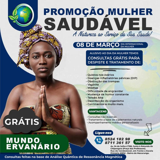 Consultas grátis para todas mulheres